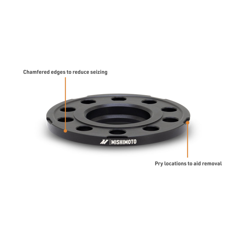 Mishimoto Wheel Spacers – 5x120 – 72.6 – 12 – M14 – Black - OneFastShop
