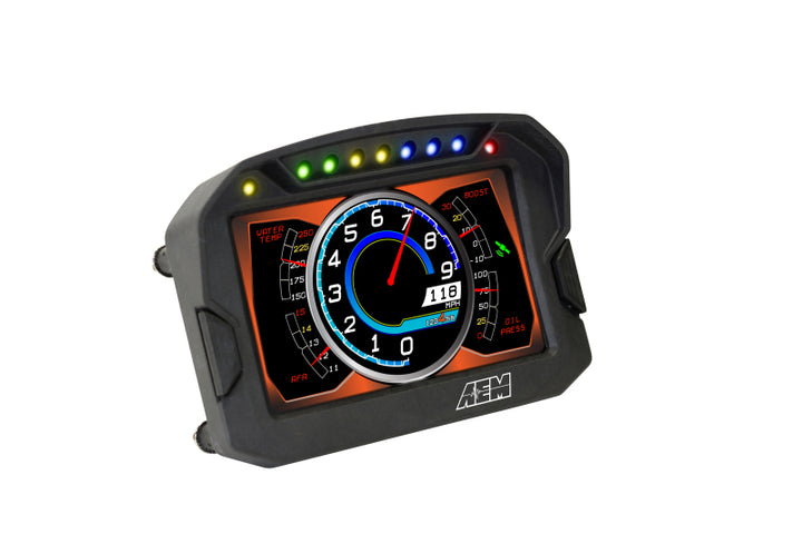 AEM CD-5LG Carbon Logging Digital Dash Display w/ Internal 10Hz GPS & Antenna - OneFastShop