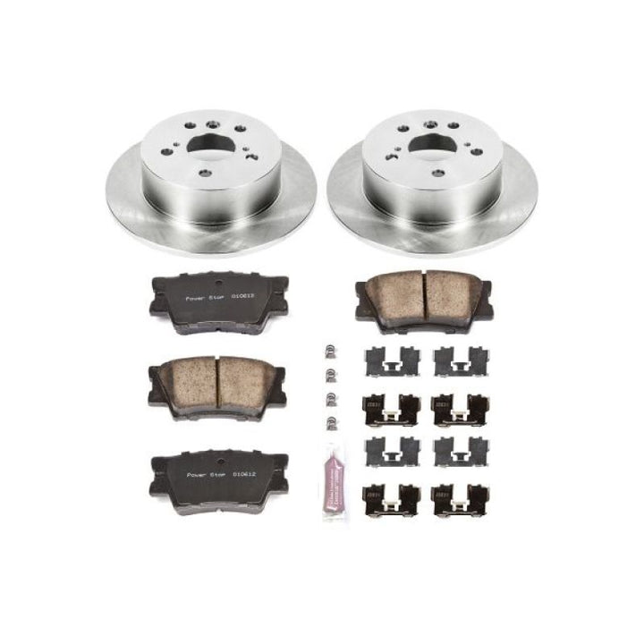 PowerStop Rear Autospecialty Brake Kit with Z17 Pads for 07-12 Lexus ES350 - OneFastShop