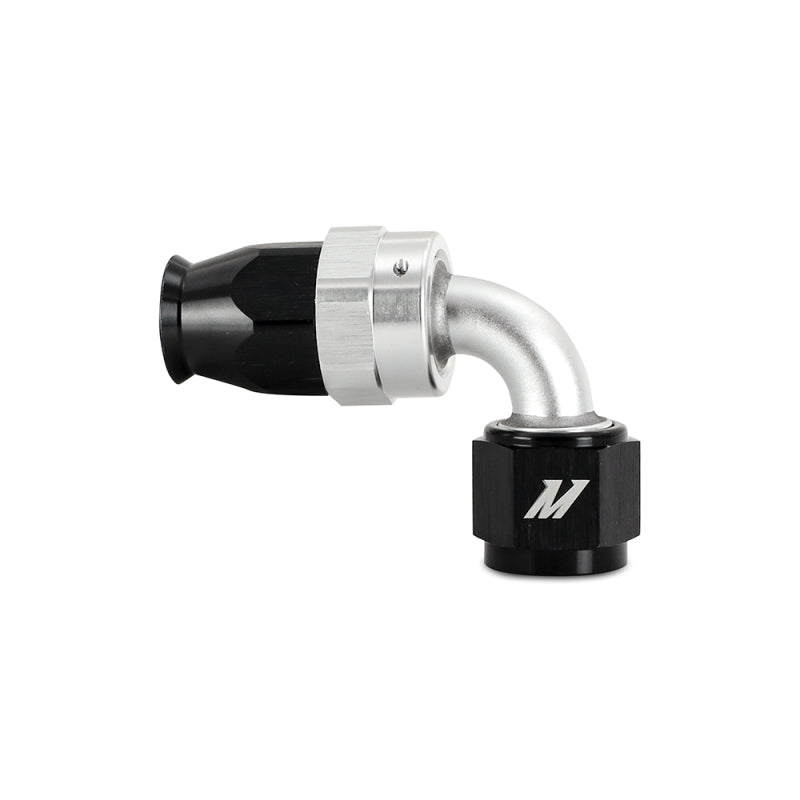Mishimoto Aluminum PTFE 6AN 90 Degree Fitting Black