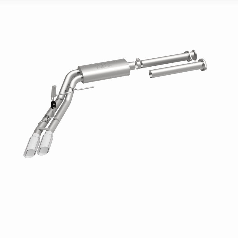 Magnaflow Street Series Cat-Back Exhaust System - Polished Side Exit for 15-21 Ford F-150