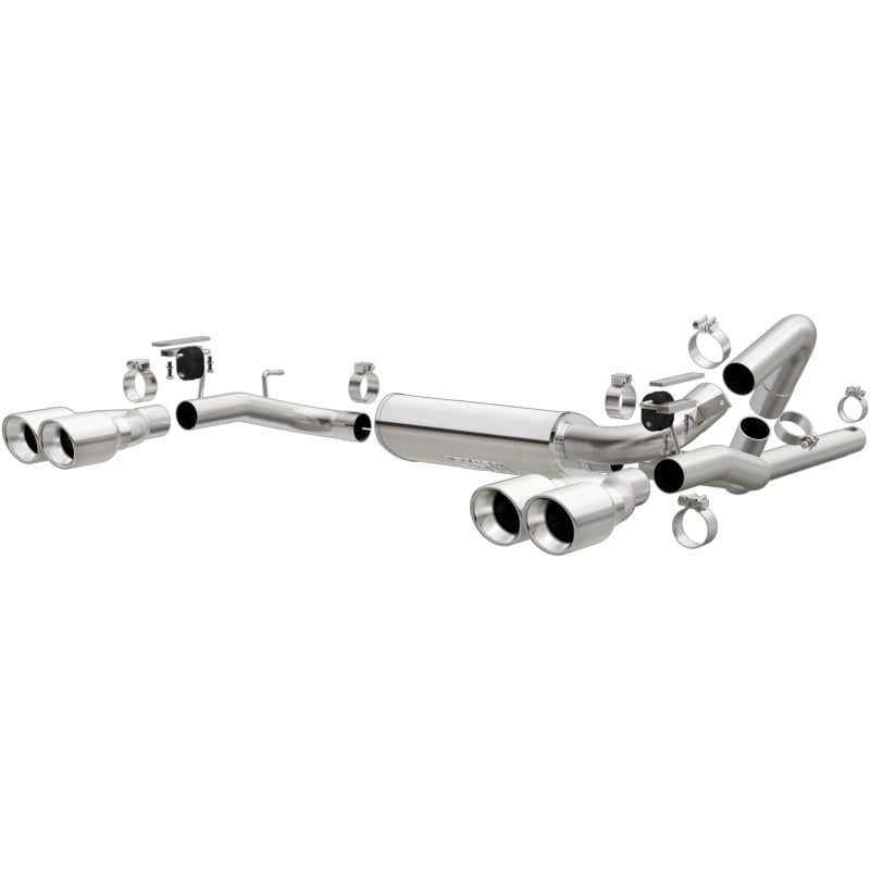 MagnaFlow Street Series Cat-Back Exhaust System with Quad Tips for 98-02 GM F-Body - OneFastShop