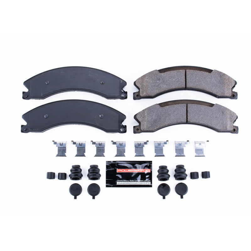 PowerStop Z23 Evolution Sport Brake Pads with Hardware for 12-19 Chevrolet Silverado 2500 HD Front or Rear - OneFastShop