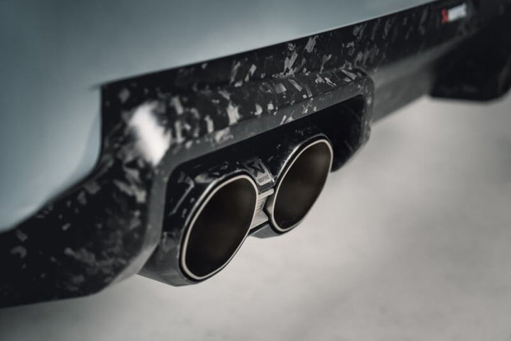 Akrapovic Tail Pipe Set for BMW M2 Coupe G87 – Chopped Carbon - OneFastShop
