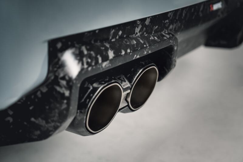 Akrapovic Tail Pipe Set for BMW M2 Coupe G87 – Chopped Carbon - OneFastShop