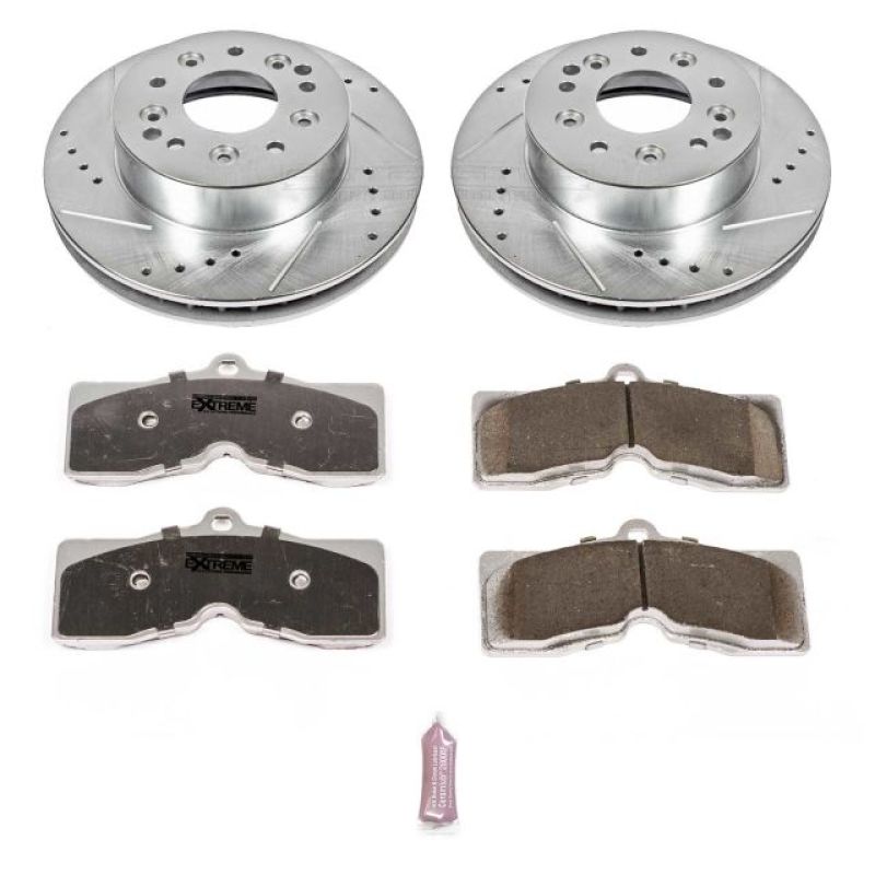 PowerStop Z26 Street Warrior Brake Kit for 1969 Chevrolet Camaro Front or Rear - OneFastShop