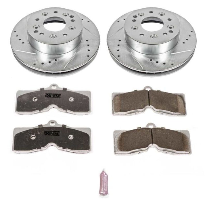 PowerStop Z26 Street Warrior Brake Kit for 1969 Chevrolet Camaro Front or Rear - OneFastShop