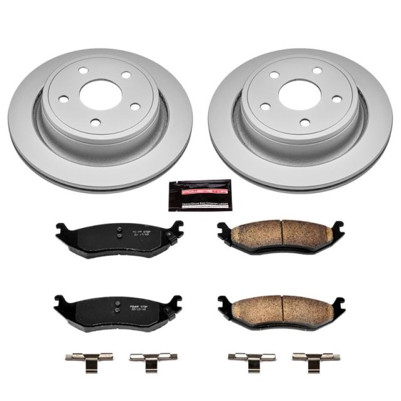 PowerStop Z17 Evolution Rear Coated Brake Kit - Dodge Durango / Ram 1500 / Chrysler Aspen 2002-2024