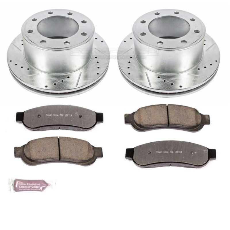 Power Stop 10-2012 Ford F-350 Super Duty Rear Z36 Truck and Tow Brake Kit