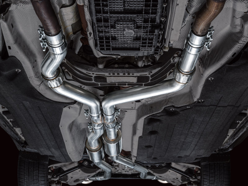 AWE Tuning Touring Edition Exhaust with Diamond Black Tips for 2020+ Ford Explorer ST
