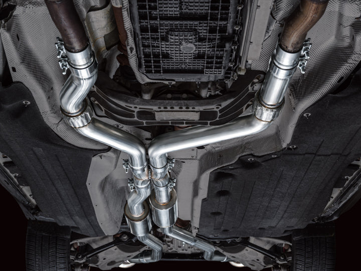 AWE Tuning Touring Edition Exhaust with Diamond Black Tips for 2020+ Ford Explorer ST