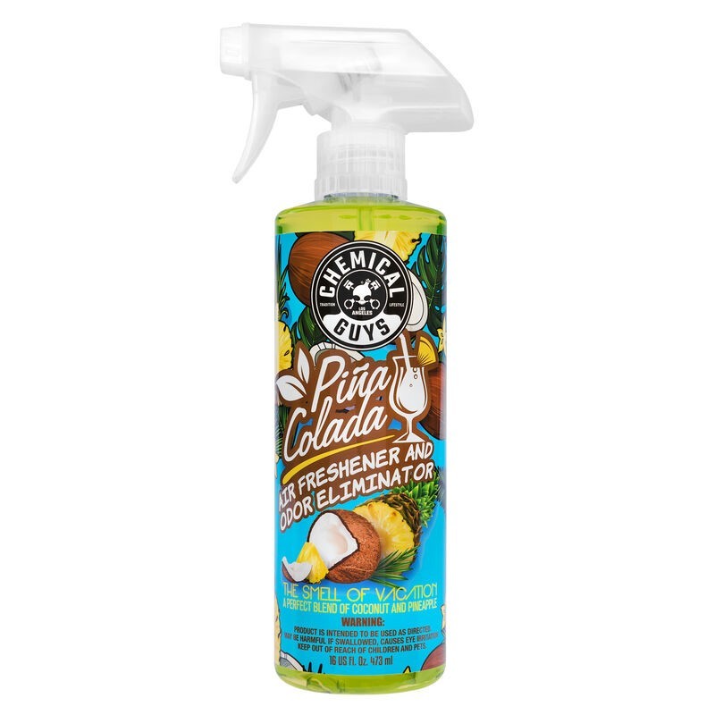 Chemical Guys Air Freshener & Odor Eliminator - Pina Colada Scent - 16oz