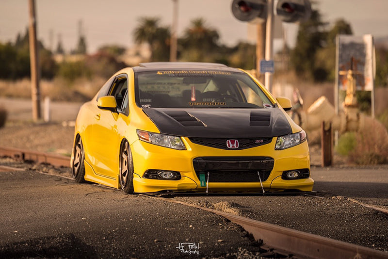Seibon TS-Style Carbon Fiber Hood for 12-13 Honda Civic 2dr