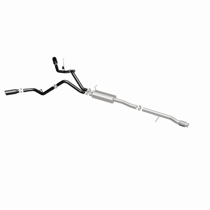 Magnaflow SYS Cat-Back 3.5in Black Dual Split Rear Tips 14-15 Chevy Silverado GMC Sierra 4.3L 5.3L
