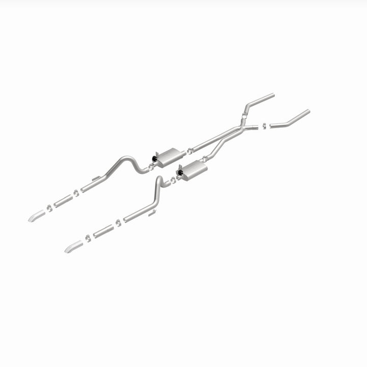 MagnaFlow Street Series Crossmember-Back Exhaust System 2.5inch - 64-66 Ford Mustang