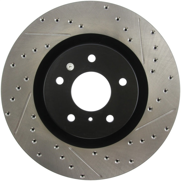 Stoptech Slotted & Drilled Sport Brake Rotor for Nissan 350Z/INFINITI G35 2003-2008 - OneFastShop