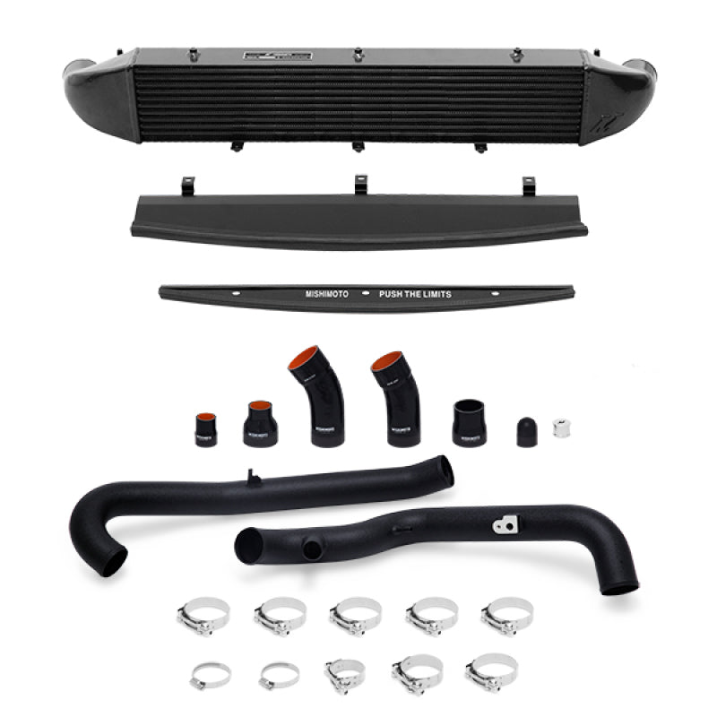 Front Mount Intercooler Black Pipes Ford Fiesta ST 2014-16