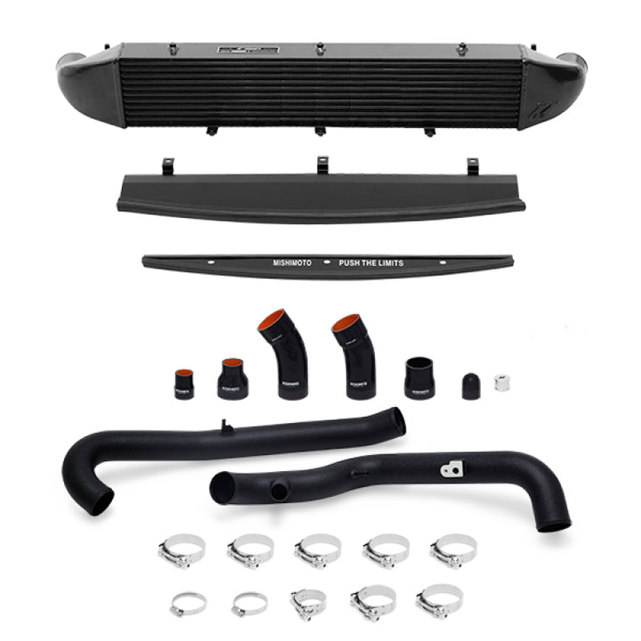 Front Mount Intercooler Black Pipes Ford Fiesta ST 2014-16
