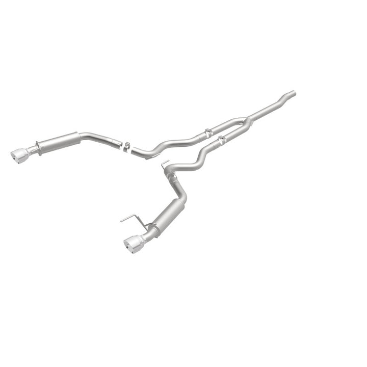 Magnaflow Cat-Back Exhaust 15-23 Ford Mustang 2.3L L4 Competition SS Dual Split Rear 4.5in Black Tips - OneFastShop