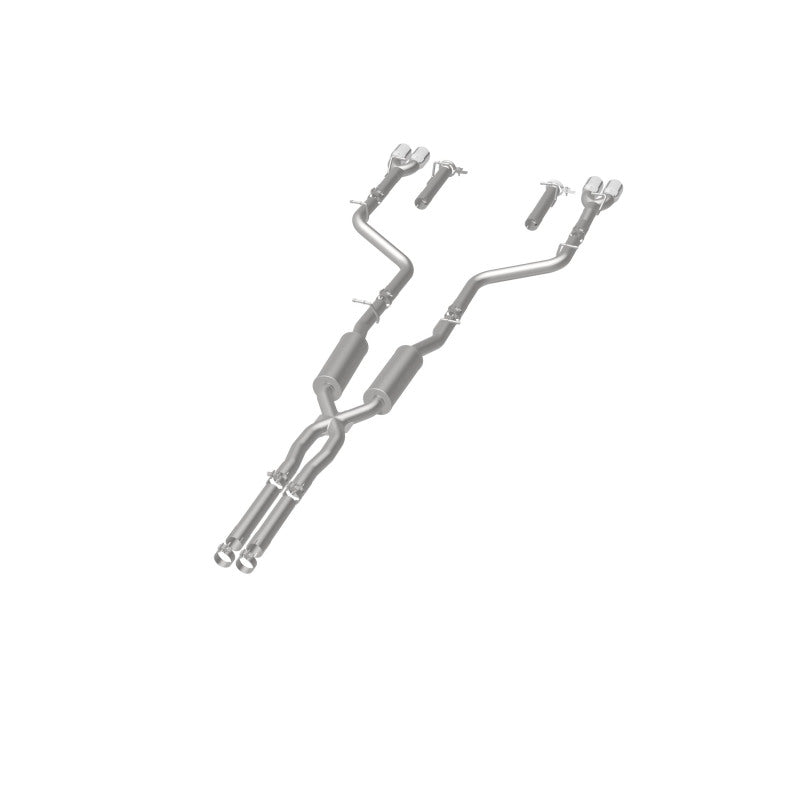 Magnaflow Cat-Back Exhaust System SS 2.5in Quad Split Rear 3.5in Tip for 2015 Dodge Challenger R/T 5.7L - OneFastShop