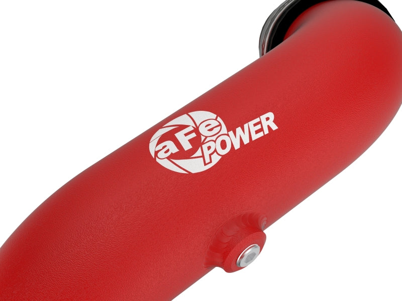 AFe BladeRunner Aluminum Charge Pipe Kit - Red for 20-23 Ford Explorer ST V6 3.0L