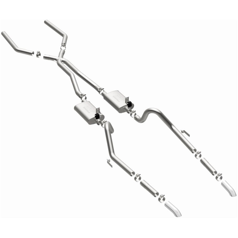 MagnaFlow Street Series Crossmember-Back Exhaust System 2.5inch - 64-66 Ford Mustang