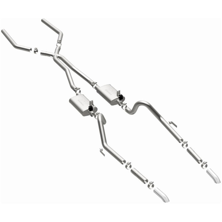 MagnaFlow Street Series Crossmember-Back Exhaust System 2.5inch - 64-66 Ford Mustang
