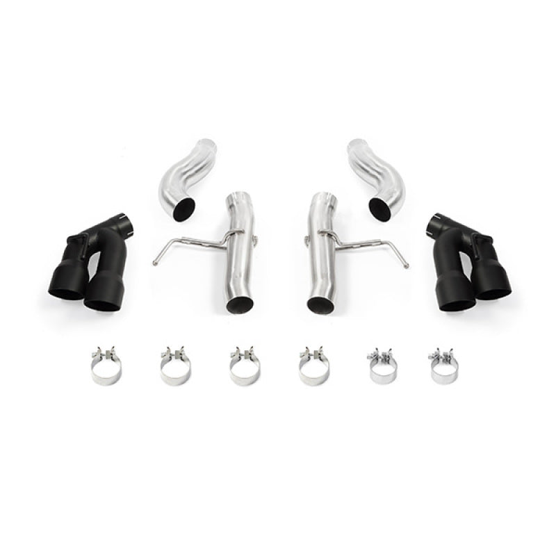 Borla Axle Back Quad Tip Black 2016 Chevrolet Camaro 2.0T - OneFastShop