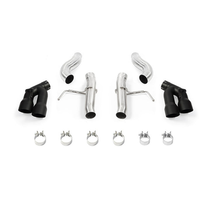 Borla Axle Back Quad Tip Black 2016 Chevrolet Camaro 2.0T - OneFastShop