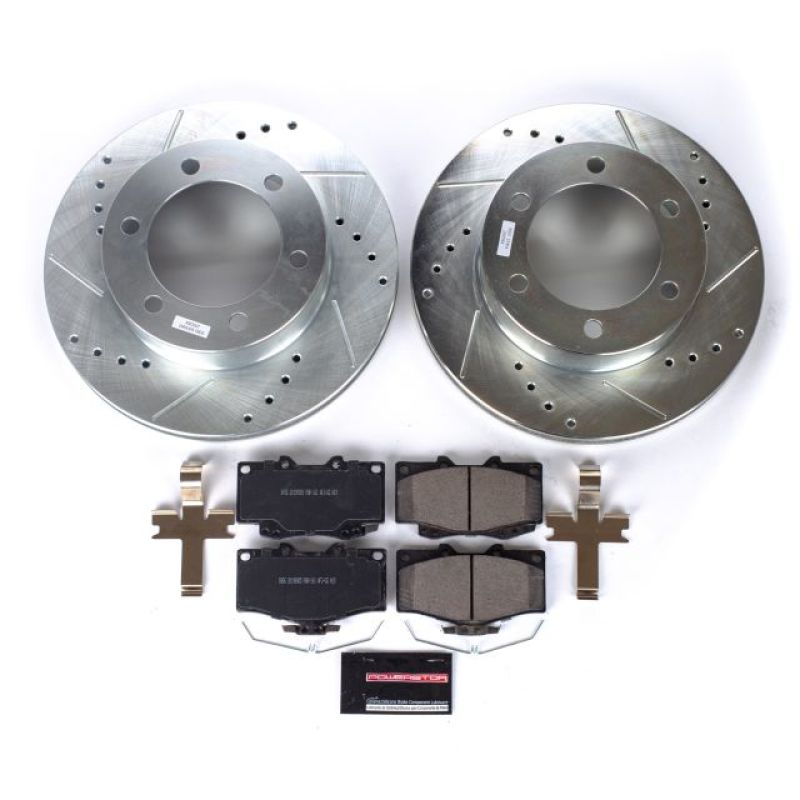 PowerStop Front Z23 Evolution Sport Brake Kit for 95-02 Toyota 4Runner - OneFastShop