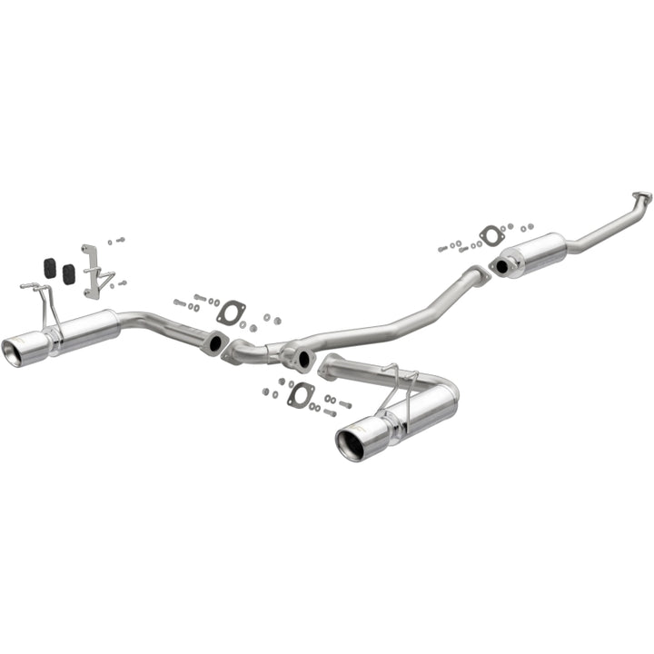 Magnaflow Street Series Cat-Back Exhaust 16-18 Honda Civic L4 2.0L w/ Polished Tips - OneFastShop