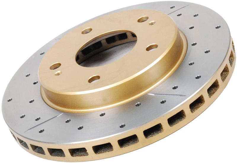 DBA Street Series XGold Drilled & Slotted Front Brake Rotor - Lexus LX570 / Toyota Tundra 2007-2022