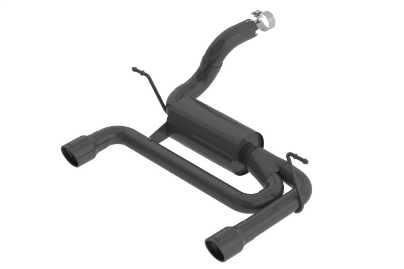 Borla S-Type Stainless Steel Axle Back Exhaust for 2018 Jeep Wrangler JL/JLU 3.6L - Black Coated with 3.5in Tips - OneFastShop