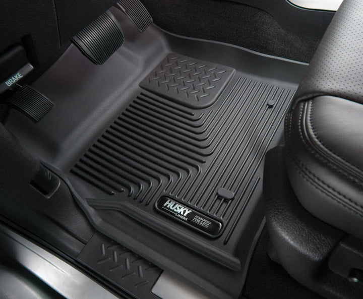 Husky Liners 21-22 Ford Bronco Sport X-act Contour Front & 2nd Seat Floor Liners (Black).