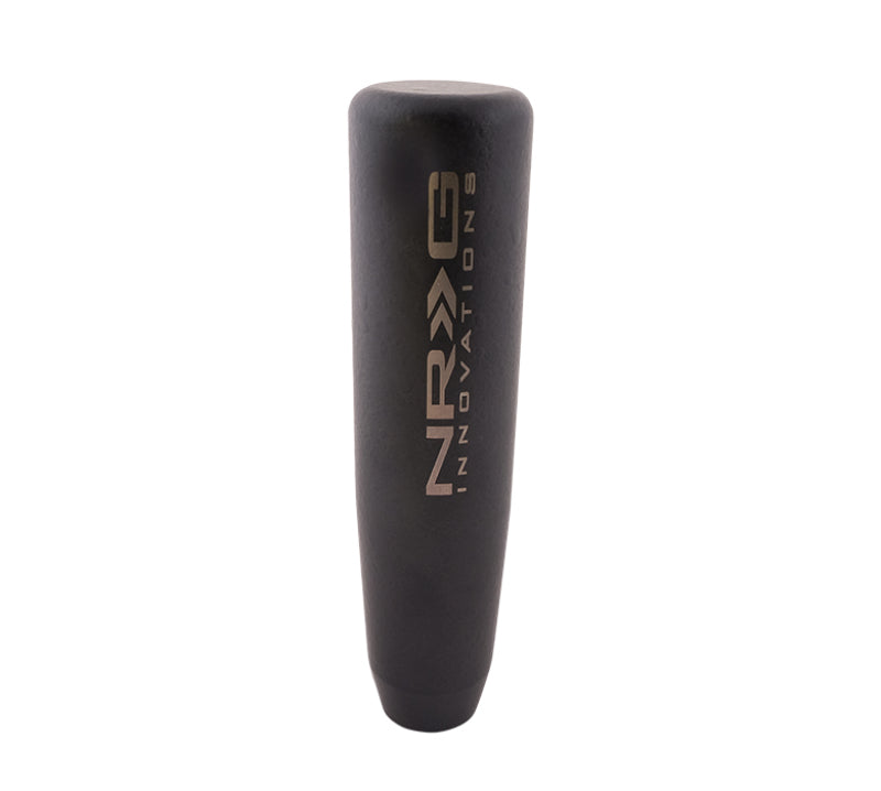 NRG Universal Short Shifter Knob - 5-Inch Length, Heavy Weight 1.27lbs - Black Wrinkle Finish