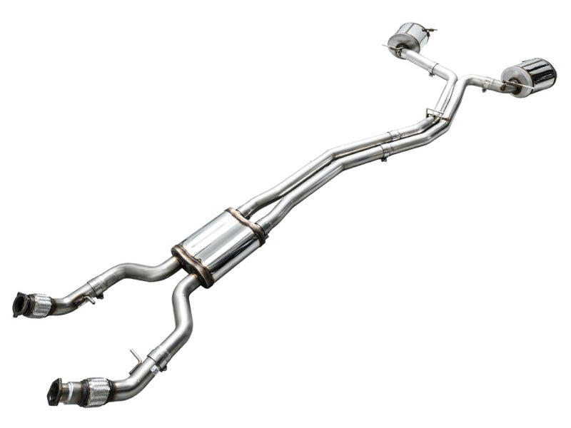 AWE Touring Edition Cat-back Exhaust for Audi C8 A6/A7 3.0T - Turn Downs, 2019-2023