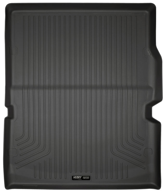 Husky Liners WeatherBeater Black Rear Cargo Liner for 11-22 Dodge Durango (Over Folded 3rd Row)