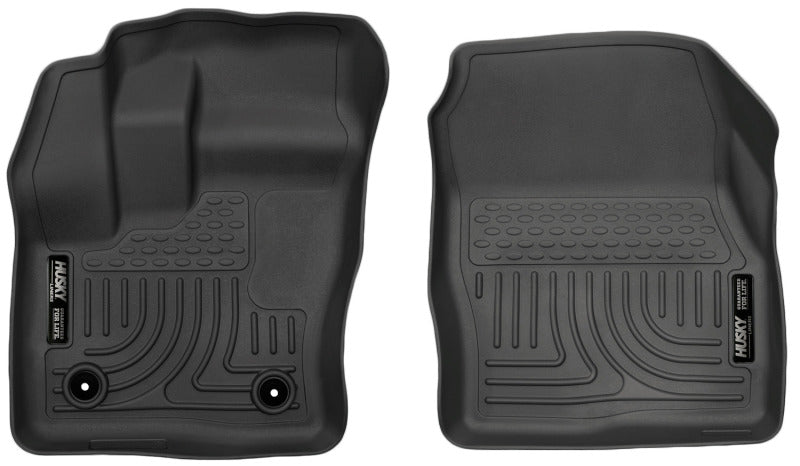 Husky Liners WeatherBeater Front Black Floor Liners for 2014-2015 Ford Transit Connect