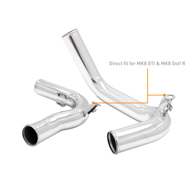 Mishimoto 22+ Intercooler Pipe Kit for Volkswagen GTI MK8 (MQB) – Polished