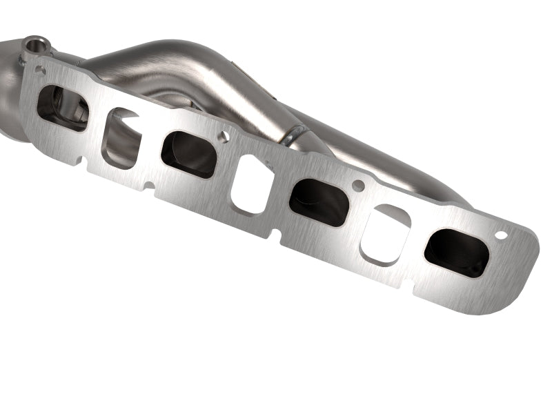 aFe 21-22 Jeep Wrangler 392 Twisted Steel Header 1-7/8 IN to 2-3/4 IN 304 with Raw Finish