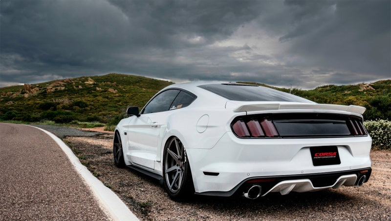 Corsa 2015-2017 Ford Mustang GT 5.0 3in Cat Back Exhaust Polish Dual Tips(Sport)