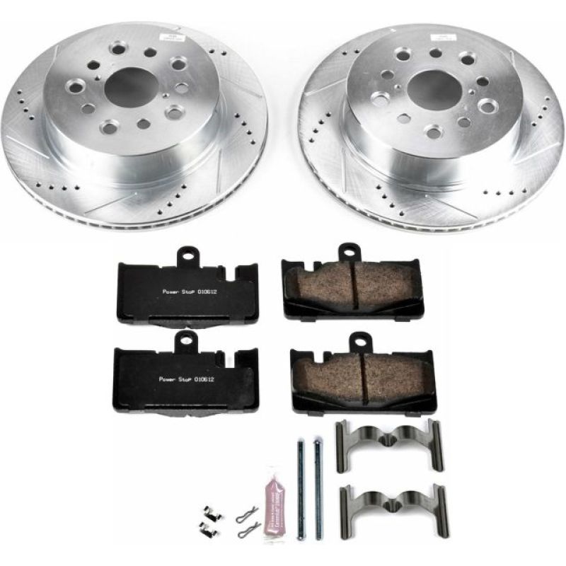 PowerStop Z23 Evolution Sport Rear Brake Kit - Lexus LS430 (UCF30) 2001-2006