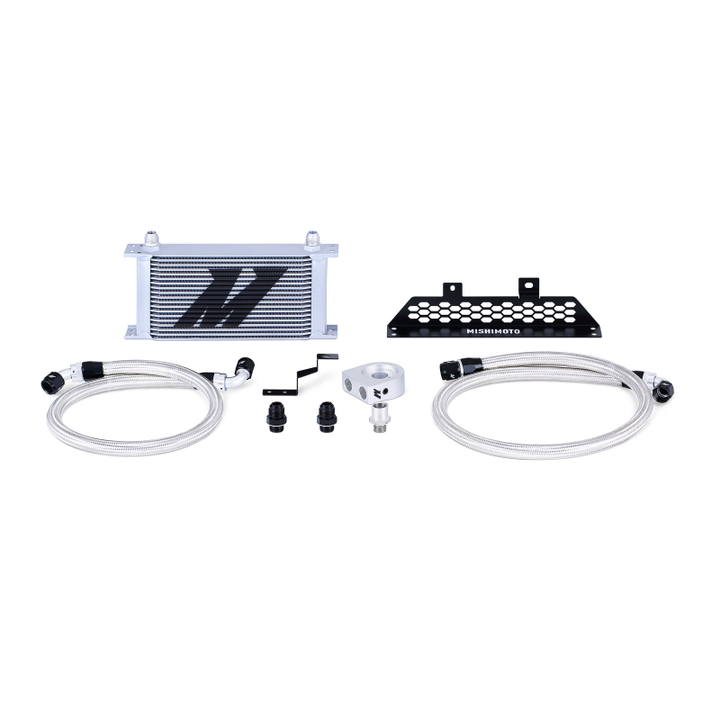 Mishimoto 13+ Non-Thermostatic Oil Cooler Kit for 2013–2018 Ford Focus ST – Silver - OneFastShop