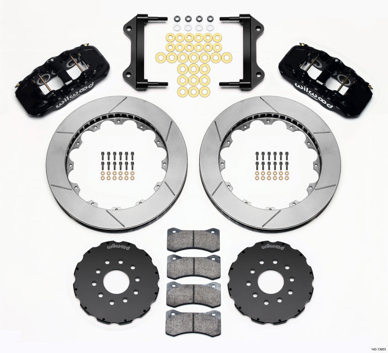 Wilwood AERO6 Front Hat Kit 15.00 for 97-04 Corvette C5/Z06 and 05-13 C6 - OneFastShop