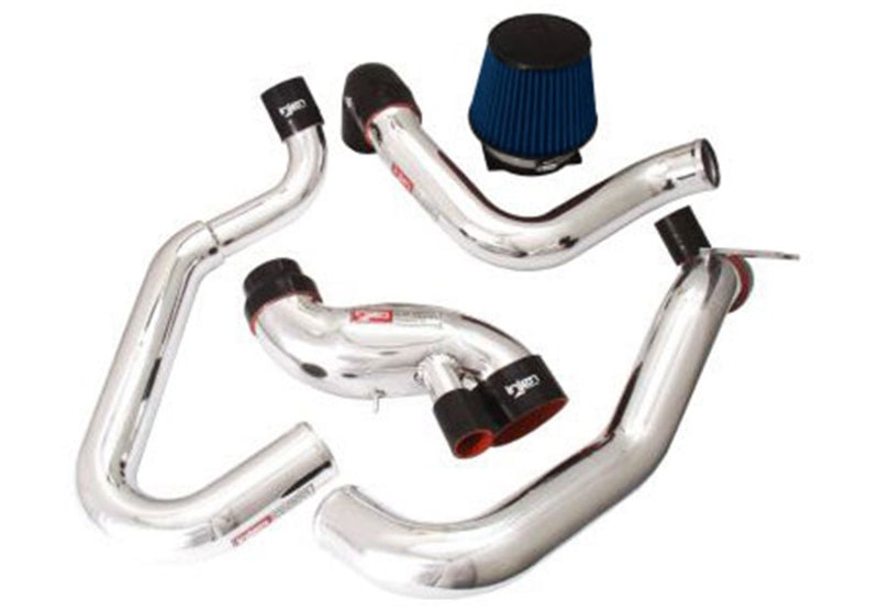 Injen Cast Aluminum Intake System with Full Intercooler Piping for 03-06 Mitsubishi Lancer Evo 8/9/MR Polished Short Ram Int - OneFastShop