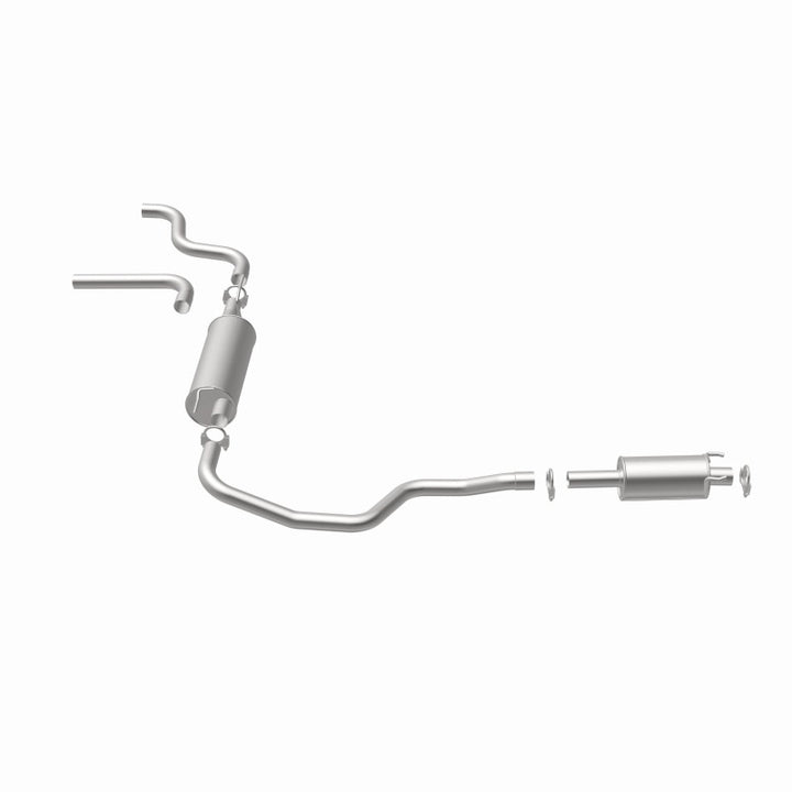 MagnaFlow BRE Exhaust Kit Complete Direct Fit Replacement for 1985–1993 Volvo 244 245 240 2.3L - OneFastShop