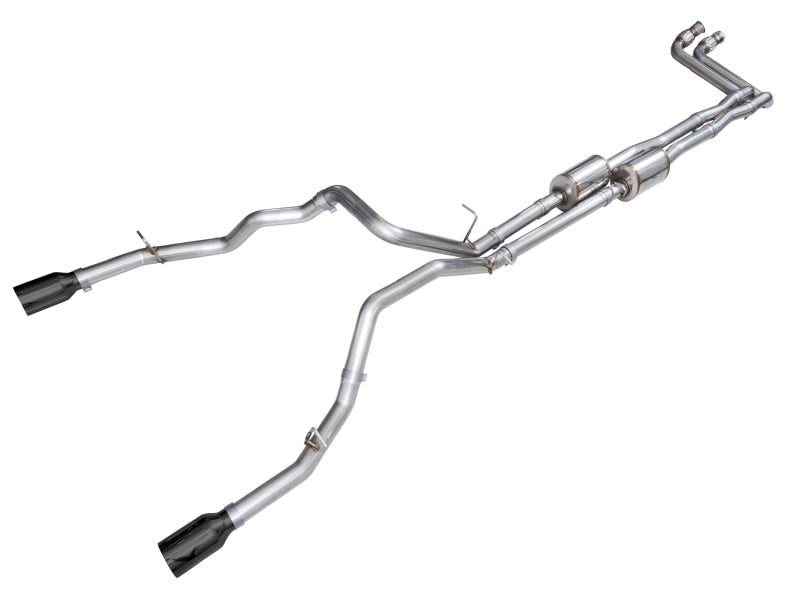AWE Tuning Cat-Back Exhaust 0FG Rebel 2025+ RAM 1500 3.0TT Diamond Black Tips