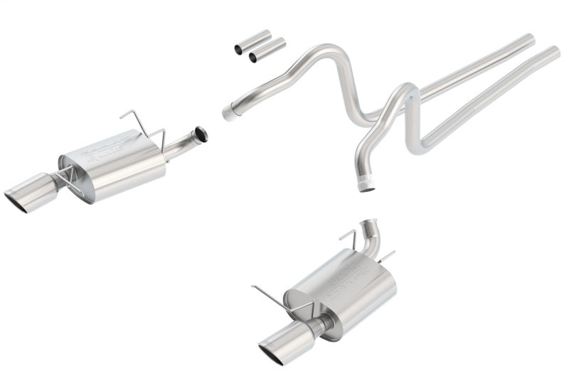 Borla S-Type Cat-Back Exhaust - Ford Mustang 2011-2014, image 2
