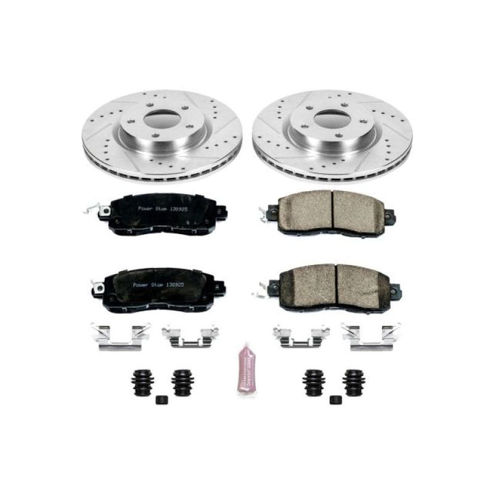 PowerStop Z23 Evolution Sport Brake Kit for 13-18 Nissan Altima Front - OneFastShop