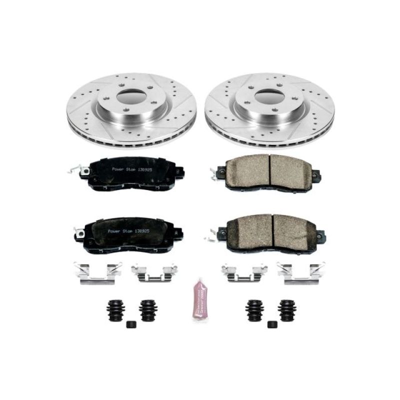 PowerStop Z23 Evolution Sport Brake Kit for 13-18 Nissan Altima Front - OneFastShop